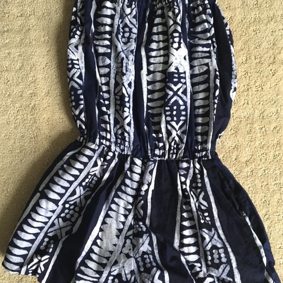 Urban Outfitters blue Aztec romper - Picture 2 of 3